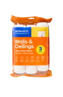 Walls & Ceilings Roller Covers 270/12mm 3 Pack