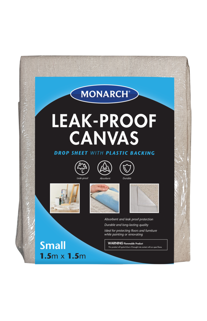 1.5m x 1.5m Leak Proof Canvas Drop Sheet
