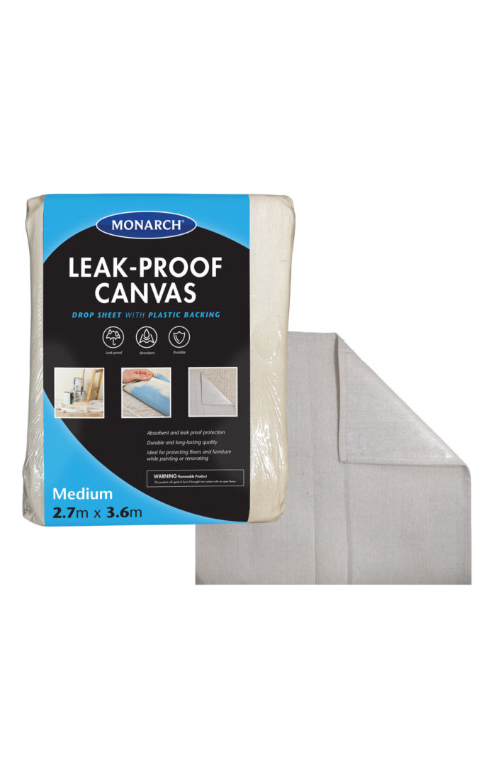 2.7m x 3.6m Leak Proof Canvas Drop Sheet