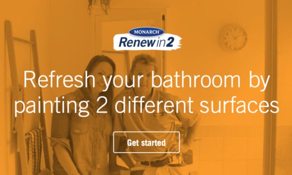 Refresh your Bathroom by Painting 2 Different Surfaces