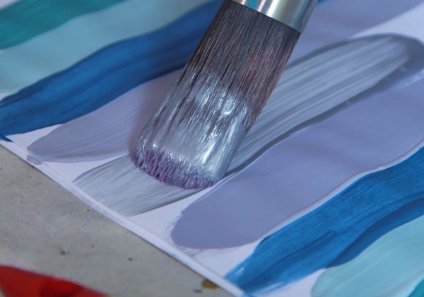STEP 5: Apply a textured paint colour