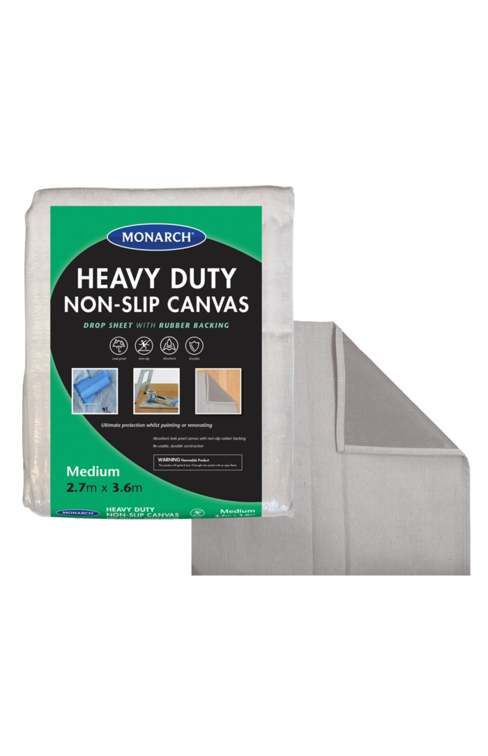 2.7m x 3.6m Non-Slip Canvas Drop Sheet