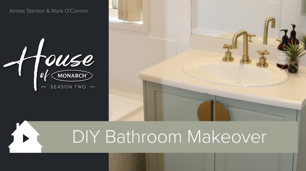 House of Monarch project - DIY Bathroom Makeover tile