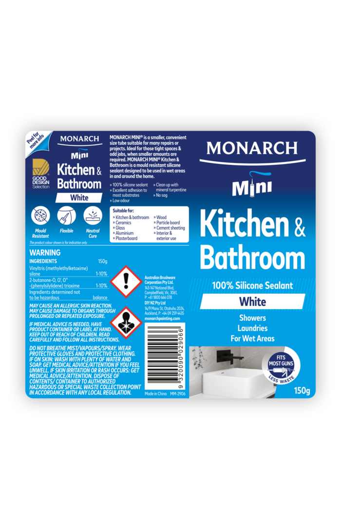 Kitchen & Bathroom Silicone – White