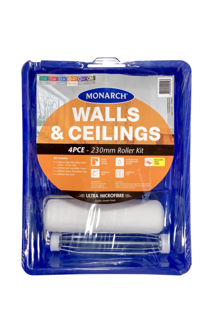 230mm Walls &amp; Ceilings Roller Kit - 4PCE
