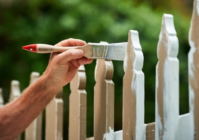 How To Paint a Picket Fence