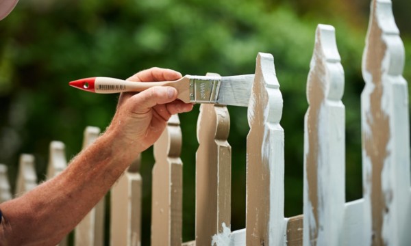 How To Paint a Picket Fence